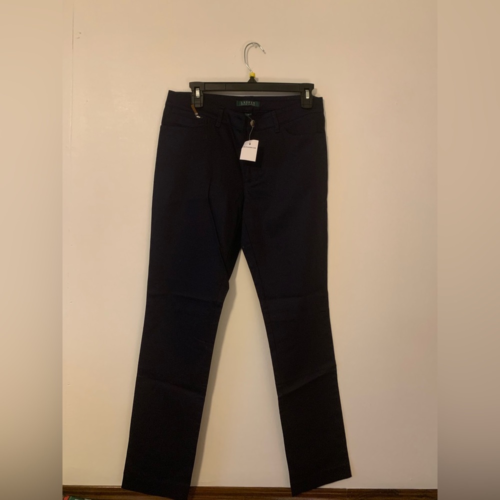 NWT Ralph Lauren Navy Blue Women Pants